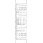 f-tronic 7140196 Kommunikationsfeld KX6, 1-feldrig, H=900mm 