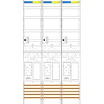 f-tronic 7143053 Zählerfeld ER39-HSP, 3-feldrig, H=1350mm, 3-eHZ, 3 HSP, 3 Res. 