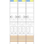 f-tronic 7143067 Zählerfeld E219ER9-HSP, 3-feldrig, H=1350mm, 5-eHZ, 5 HSP, 1 Res. 