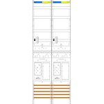 f-tronic 7143102 Zählerfeld ER29-HSS, 2-feldrig, H=1350mm, 2-eHZ, 2 HSS, 2 Res. 