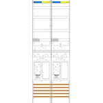 f-tronic 7143156 Zählerfeld ER29DS-16,2-feldrig, H=1350mm, 2-eHZ 16mm² mit DS, 2 Res. 