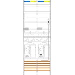 f-tronic 7143173 Zählerfeld ER29LDS-PV,H=1350mm, 2-feldrig,2-eHZ mit DS,Kaskade, 1 HSP, 2 Res. 