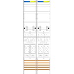 f-tronic 7143266 Zählerfeld E219DS-HSS,H=1350mm, 2-feldrig, 4-eHZ mit DS, 4 HSS 