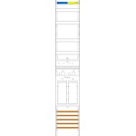 f-tronic 7143600 Reservefeld RE10, 1-feldrig, H=1350mm, 2 Res. eHZ 