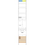 f-tronic 7145105 Zählerfeld VZ6LUX-16,1-feldrig, H=1350mm,1-3.HZ 16mm²,Vert. 2r, inkl. Verdrahtungspaket 