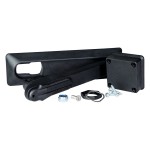 f-tronic 7160212 Einfachschwenkhebel ZSASBG-1, mit Zylinderabdeckung, sw 