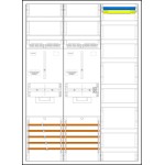 f-tronic 7190029 Zählerschranksystem 3HZ732VRJ45, 2 ZP, 1 V, PPV5 