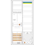 f-tronic 7190053 Komplettschrank 3HZ721APZD01, 1 ZP, 1 VAPZ inkl. APL,SPVGD01,2 PPV, 1 PL100 