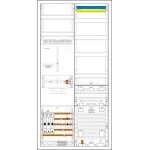 f-tronic 7190064 Komplettschrank 3HZ721APZRFZ40D01, 1 ZP, 1 VAPZRFZ inkl. APL, SLS 40A, SPVGD01, 2 PPV, 1 PL100 