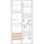 f-tronic 7190130 Komplettschrank 3HZ721APZSWM, 1 ZP, 1 VAPZ-SWM inkl. APL 