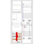 f-tronic 7190133 Komplettschrank 3HZ721APZSWM35B10ÜS, 1 ZP, 1 VAPZ-SWM inkl. APL, SLS 35A, ÜSS, SPVGB10 