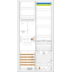 f-tronic 7190147 Zählerschranksystem 3HZ721APZRFZD01, 1 ZP, 1 VAPZRFZ inkl. APL, SPVGD01, 2 PPV, 1 PL100 