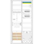 f-tronic 7190172 Zählerschranksystem 3HZ721APZ-2VFKT, 1 ZP, 1 VAPZ inkl. APL, 2 VF, 2 PPV, 1 PL100, 1 Klingeltrafo 