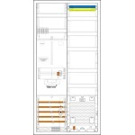 f-tronic 7190220 Komplettschrank 3HZ721APZB10-16, 1 ZP 16mm², 1 VAPZ inkl. APL,SPVGB10,2 PPV, 1 PL100 