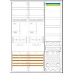 f-tronic 7190463 Zählerschranksystem 3HZ732APZRFZL, 2 ZP, 1 VAPZRFZ 