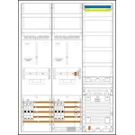 f-tronic 7190530 Zählerschranksystem 3HZ732APZRFZ40B10, 2 ZP, 1 VAPZRFZ inkl. APL, SLS 40A, SPVGB10, 2 PPV, 1 PL150 
