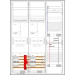 f-tronic 7190555 Komplettschrank 3HZ732APZSWM35B10ÜS, 2 ZP, 1 VAPZ-SWM inkl. APL, SLS 35A, ÜSS, SPVGB10, S1 