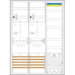 f-tronic 7190556 Zählerschranksystem 3HZ732APZHP, 2 ZP, 1 VAPZ inkl. APL, 2 HSP, 2 PPV, 1 PL150 
