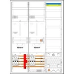 f-tronic 7190605 Komplettschrank 3HZ732APZ50D01ÜS-16, 2 ZP 16mm², 1 VAPZ inkl. APL, SLS50A,ÜSS,SPVGD01,2PPV,1PL150 