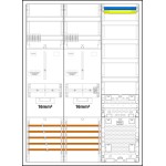 f-tronic 7190606 Zählerschranksystem 3HZ732APZRFZ-16, 2 ZP 16mm², 1 VAPZRFZ inkl. APL,2 PPV, 1 PL150 