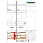 f-tronic 7190614 Komplettschrank 3HZ732APZ50B6ÜS-16, 2ZP 16mm², 1 VAPZ inkl. APL, SLS 50A, ÜSS, SPVGB6, 2 PPV,1 PL150 