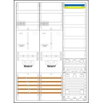 f-tronic 7190615 Zählerschranksystem 3HZ732APZRFZL-16, 2 ZP 16mm², 1 VAPZRFZ 