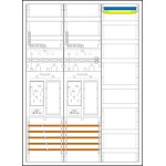 f-tronic 7195016 EHZ732VDSRJ45, 2 ZP, 2 DS, 2 R, 1 V, 1 PPV5 