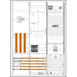 f-tronic 7198050 Wandlerschrank 3.HZ 100A, 3HZ731APZW100WEST,NH-Trenner, Wandlertrennklemme Westnetz 