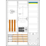 f-tronic 7198051 Wandlerschrank 3.HZ 100A, 3HZ731APZW100FNN,NH-Trenner, Wandlertrennklemme FNN 