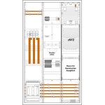 f-tronic 7198250 Wandlerschrank 3.HZ 200A, 3HZ931APZW200WEST,NH1-Trenner, Wandlertrennklemme Westnetz 