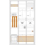 f-tronic 7198252 Wandlerschrank 3.HZ 200A, 3HZ931TAPZW200FNN,NH1-Trenner, Wandlertrennklemme FNN 