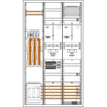 f-tronic 7198255 Wandlerschrank 3.HZ 200A, 3HZ931TAPZW200BN,NH1-Trenner, Badenova 
