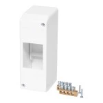 f-tronic 7260011 AP Automatenk. KV02K, 2 Mod., ws, PE/N-Klemme, 140x50x65mm 