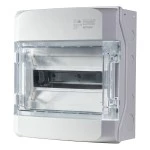 f-tronic 7270001 AP Feuchtraumverteiler IP65, NEPTUN12, 1-reihig, mit Belüftungssystem 