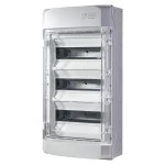 f-tronic 7270003 AP Feuchtraumverteiler IP65, NEPTUN36, 3-reihig, mit Belüftungssystem 