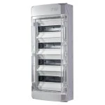 f-tronic 7270004 AP Feuchtraumverteiler IP65, NEPTUN48, 4-reihig, mit Belüftungssystem 
