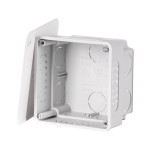f-tronic 7310060 UP Abzweigkasten E140, 80x80x50mm, gr, inkl. Deckel 