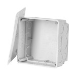 f-tronic 7310061 UP Abzweigkasten E141, 100x100x50mm, gr, inkl. Deckel 
