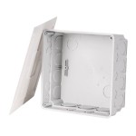 f-tronic 7310062 UP Abzweigkasten E142, 160x160x65mm, gr, inkl. Deckel 
