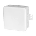 f-tronic 7340158 FR Abzweigkasten E1200ws, 80x80x37mm, IP55, ws/ws, mit Durchstoßmembran 