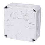 f-tronic 7340193 FR-Abzweigkasten 180x180x93mm, Ausbrechöffnungen IP66, PS, grau, NFK18gr 