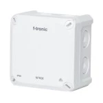 f-tronic 7340198 FR-Abzweigkasten 85x85x54mm, Durchstoßmembran IP66, PS, weiß, NFK08ws 