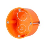f-tronic 7350117 HW Gerätedose E860, Ø 68mm, t=48mm, 2x M20, 2x M25 Rohreinführung 