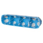 f-tronic 7360065 HW-Gerätedose winddicht,, 4-fach, Fräsloch 68 mm 