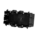f-tronic 7370039 Kabelkanaldose E833, 2-fach, f. klemmende Befest., 68x142x47mm 