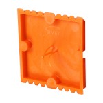 f-tronic 7390056 Putzdeckel UPD2, quadratisch, für UP Gerätedosen massiv 