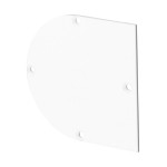 f-tronic 7390057 Deckel HWD1, halbrund, für HW Gerätedosen massiv 