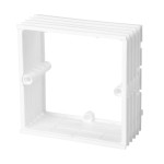 f-tronic 7390089 Putzausgleich PAQ, quadratisch, für HW+UP Gerätedosen massiv 