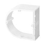 f-tronic 7390090 Putzausgleich PAH, halbrund, für HW+UP Gerätedosen massiv 