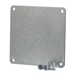 f-tronic 7390141 Montageplatte NCMP11, für FR-Abzweigkasten NFK11, inkl. Schrauben 